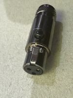 Tini Q-G 3 Pin TA3FSH Female Mini XLR Connector, lötbar, NEU