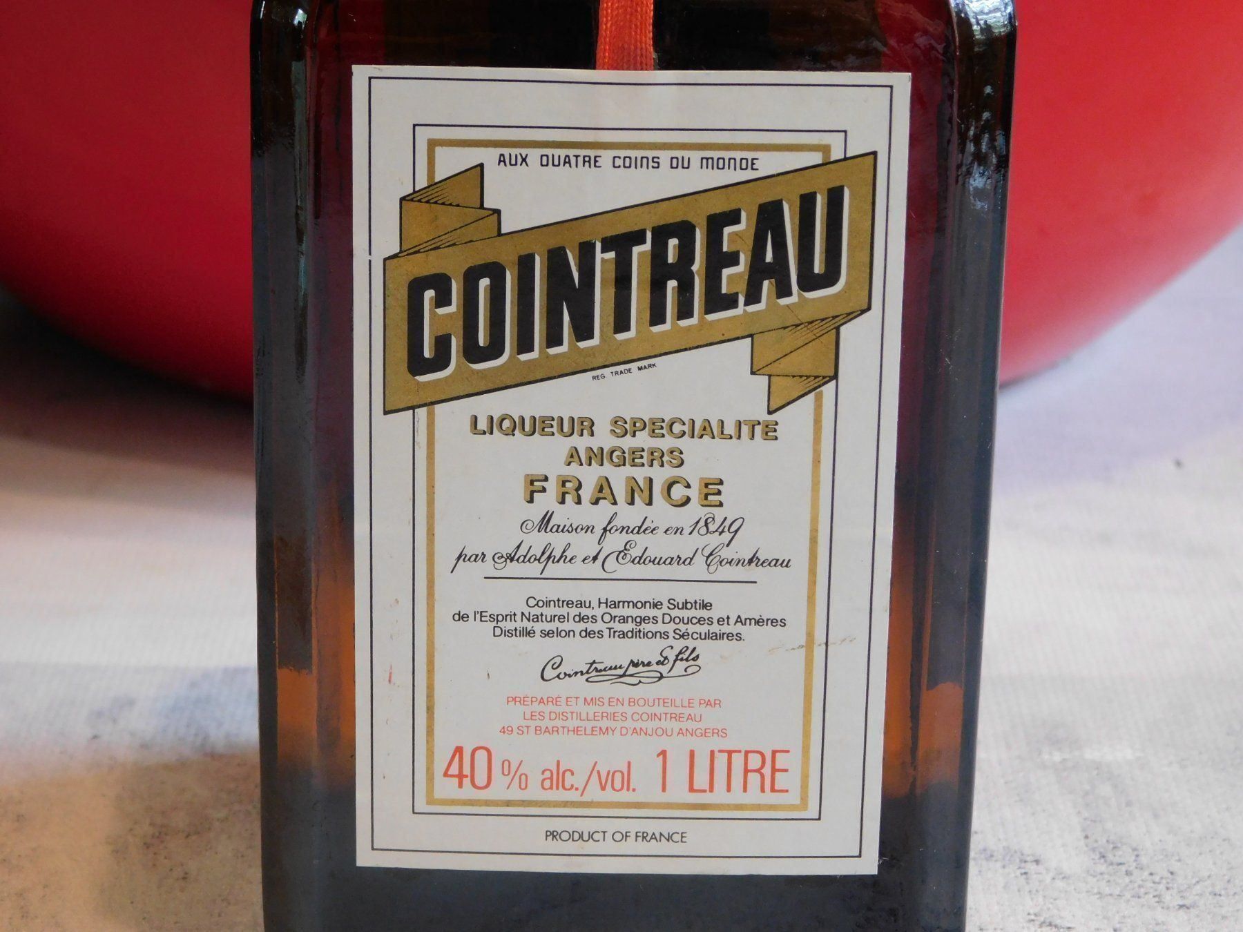 Bevande alcoliche: Vintage COINTREAU 1 Liter 1980s – Nuovo (secondo la descrizione) da Emmenbrücke venduto da Ulisse-22 1