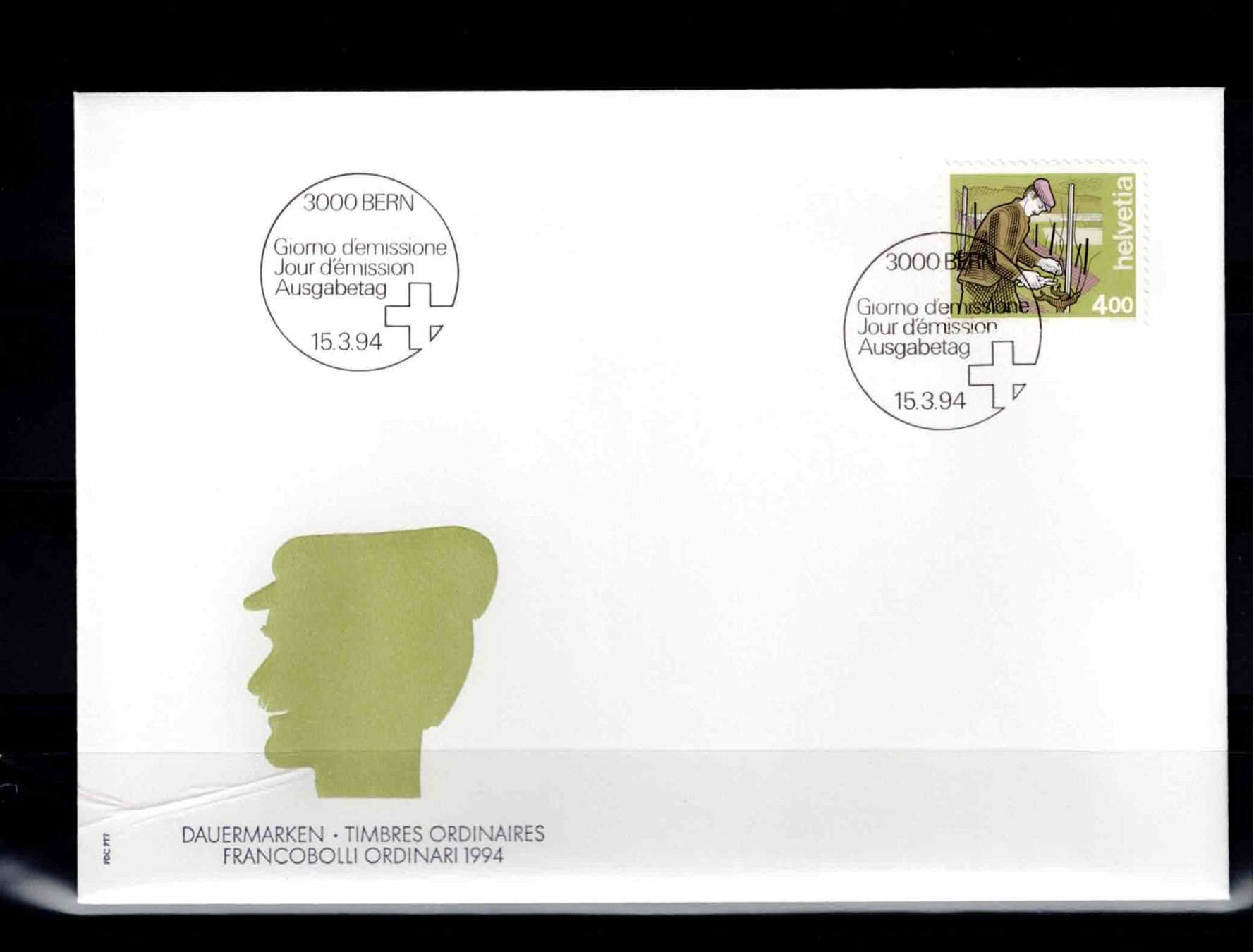 Tous les timbres: CH FDC Eimzelmarke 1994 – D'occasion à Koblenz par Markenhimmel