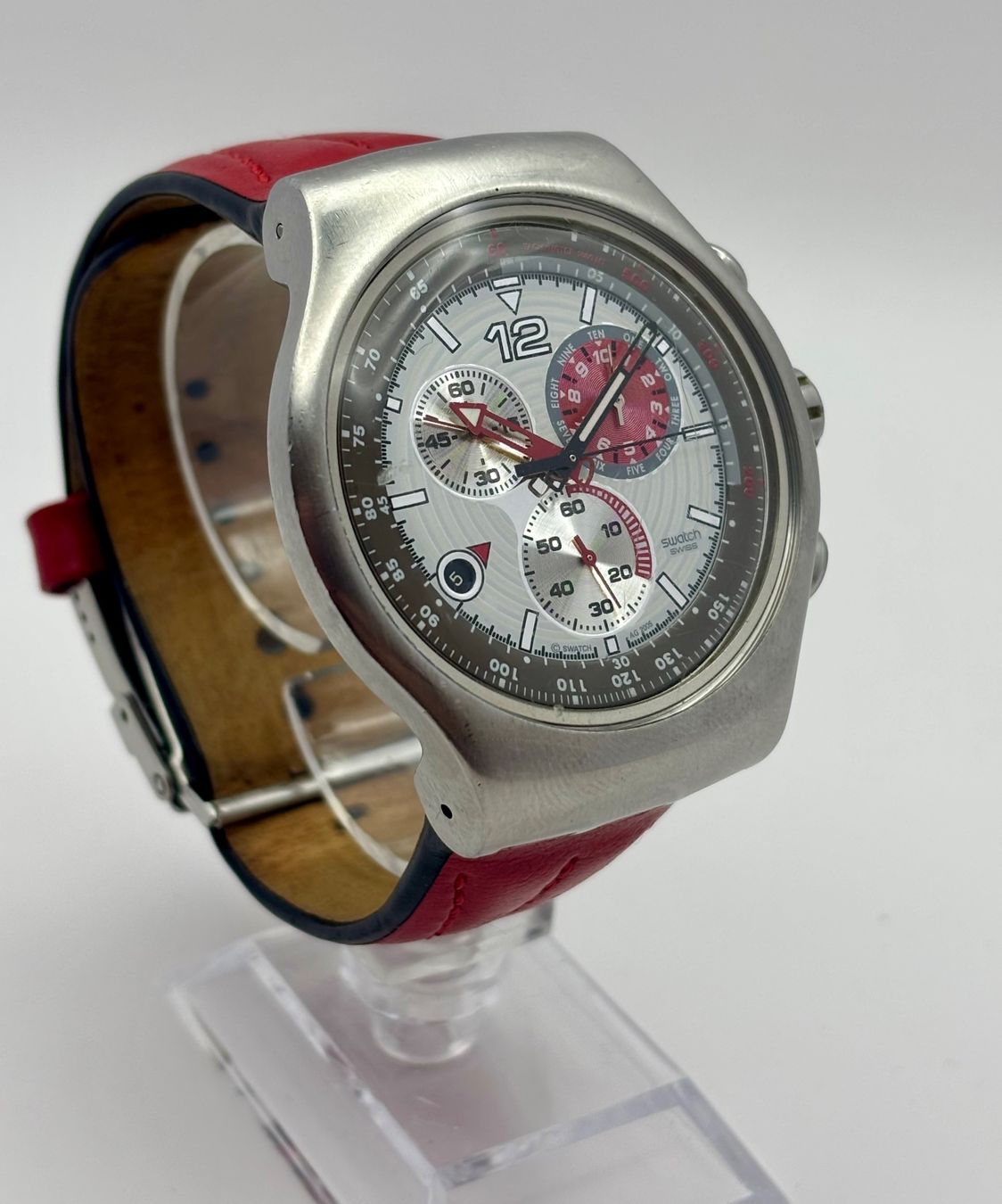 Swatch Orologi: Swatch Irony The Chrono "Red Storming" – Usato da Rorschach venduto da ZeitWerk.10 2