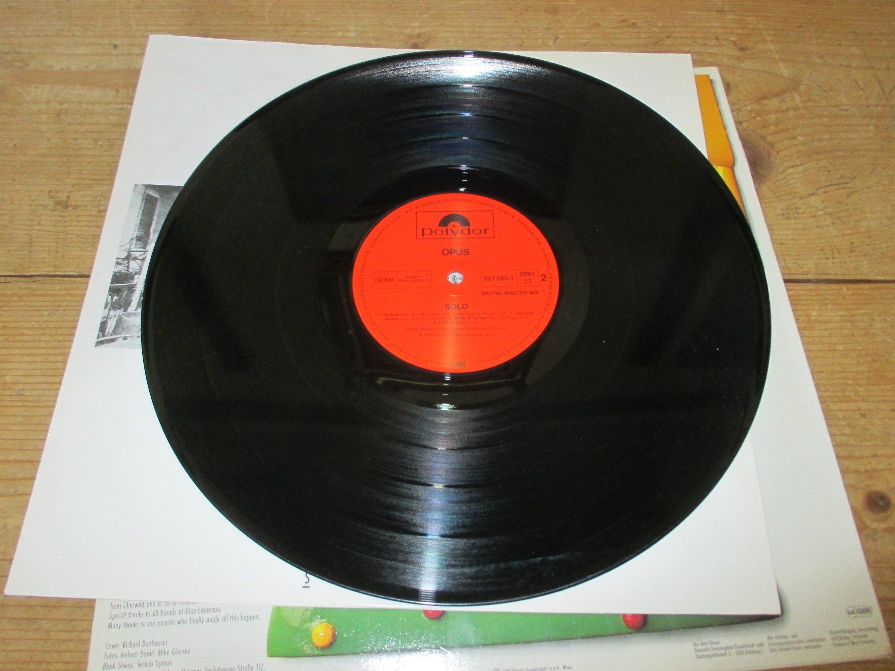 Schallplatten: OPUS Solo LP – Gebraucht aus Flims - Dorf von Stagediver 5