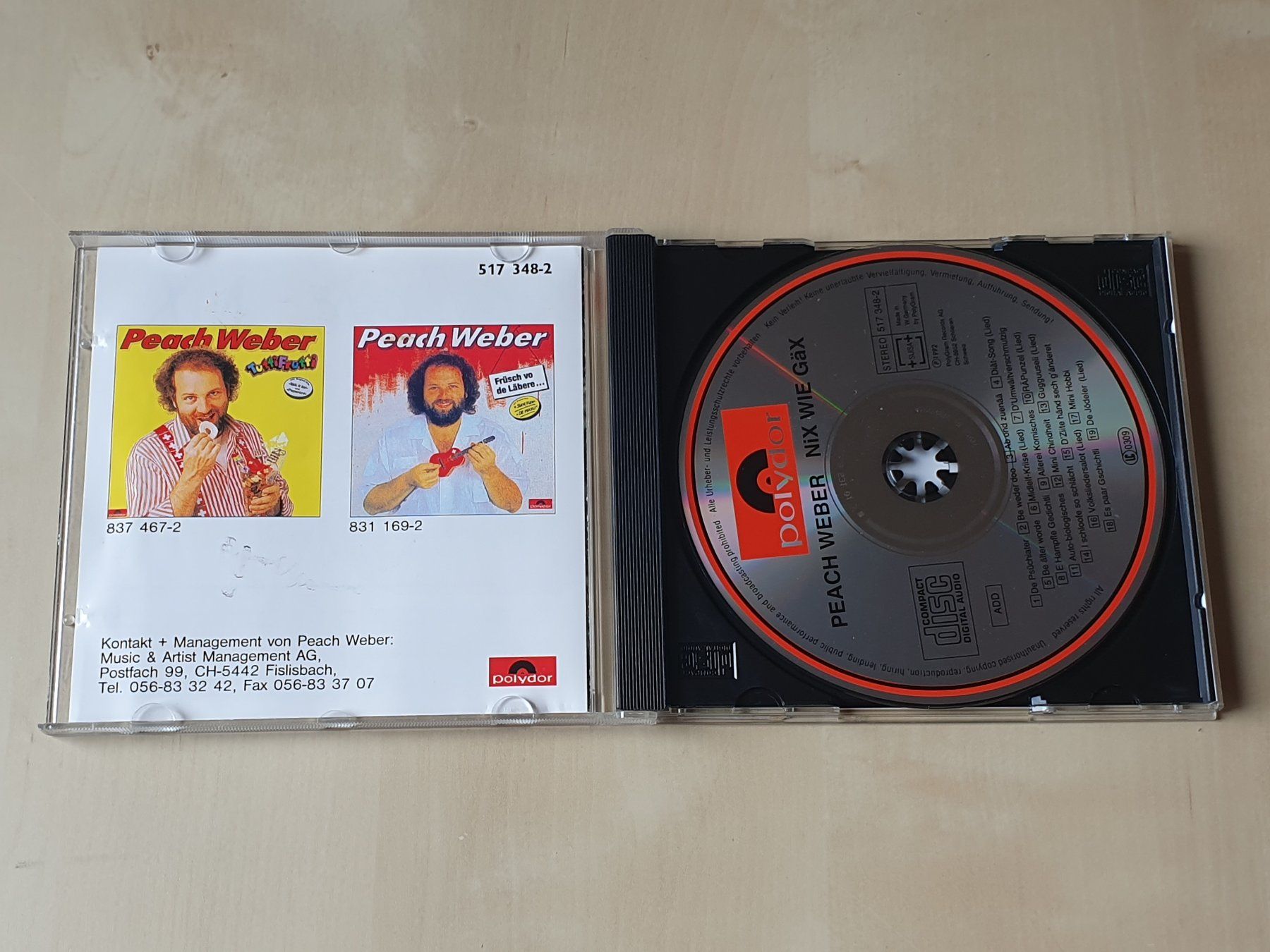 CDs: Peach Weber Nix wie Gäx – D'occasion à Stansstad par collectorsshop 2