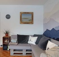 Palettensofa grau