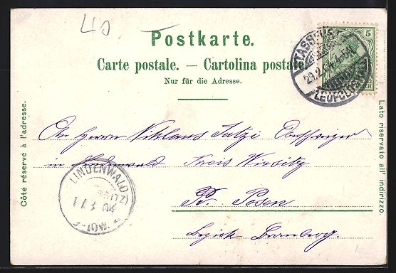 Cartoline postali: Litho Basel, Centralbahnhof, das Münste – Usato da Berlin venduto da bartko-reher 1