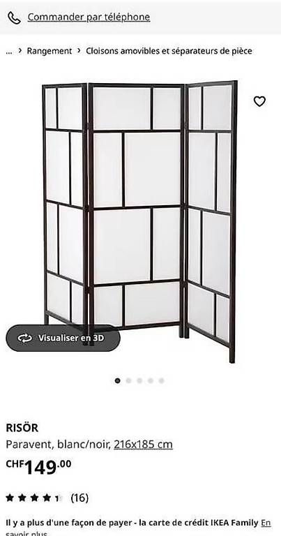Paravents: Paravent IKEA  – Gebraucht aus chatelaine von san_dl5m 2