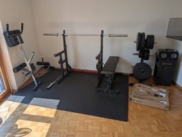 Home Gym komplett Ironmaster + Rack + Hanteln | Cham