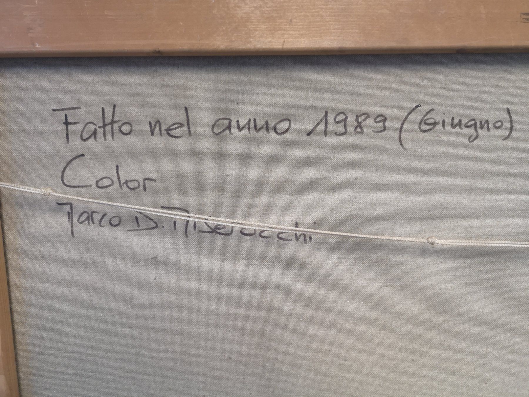 Dipinti: MARCO D. MISEROCCHI DATÉ 1989 – Usato da Genève venduto da Qanil77 6