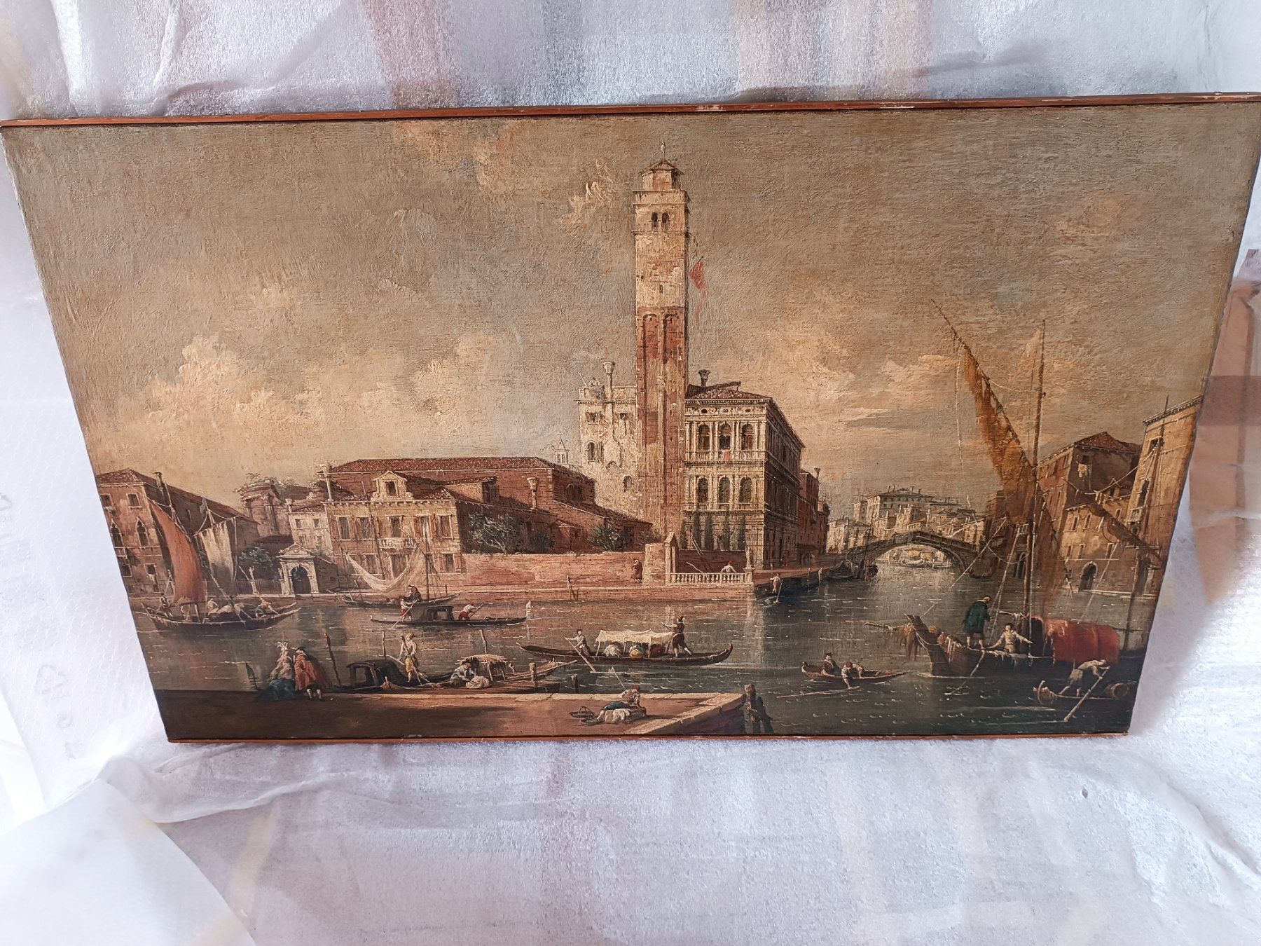 Dipinti: Dipinto antico Venezia cm.60x100 – Usato da Lugano venduto da Maurizio_Collector 3