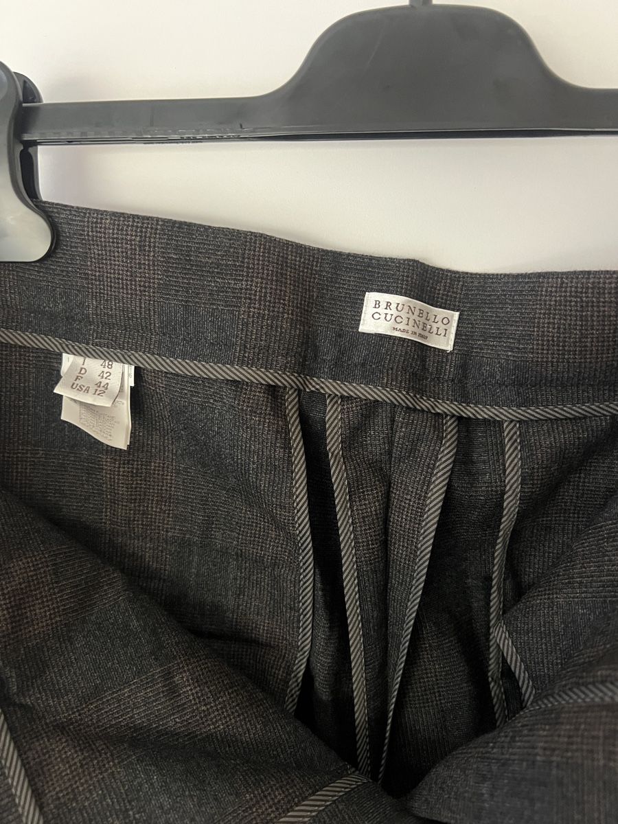 Brunello Cucinelli Pantalons: Brunello Cucinelli Hose Wolle IT48/DE42 – Neuf (Voir description) à Zürich par Mbraunschweig 4
