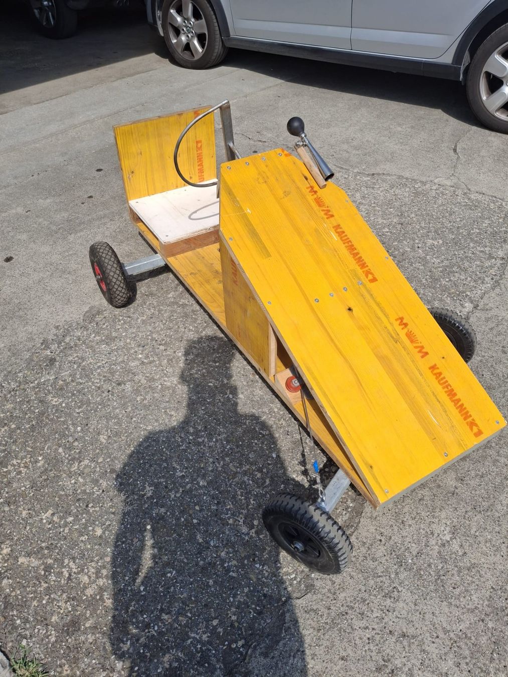 Fahrzeuge für Kinder: Seifenkiste Holz Eigenbau – Gebraucht aus Gettnau von 987842354454 1