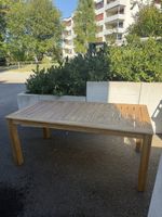 Gartentisch Holz rechteckig guter Zustand stabil