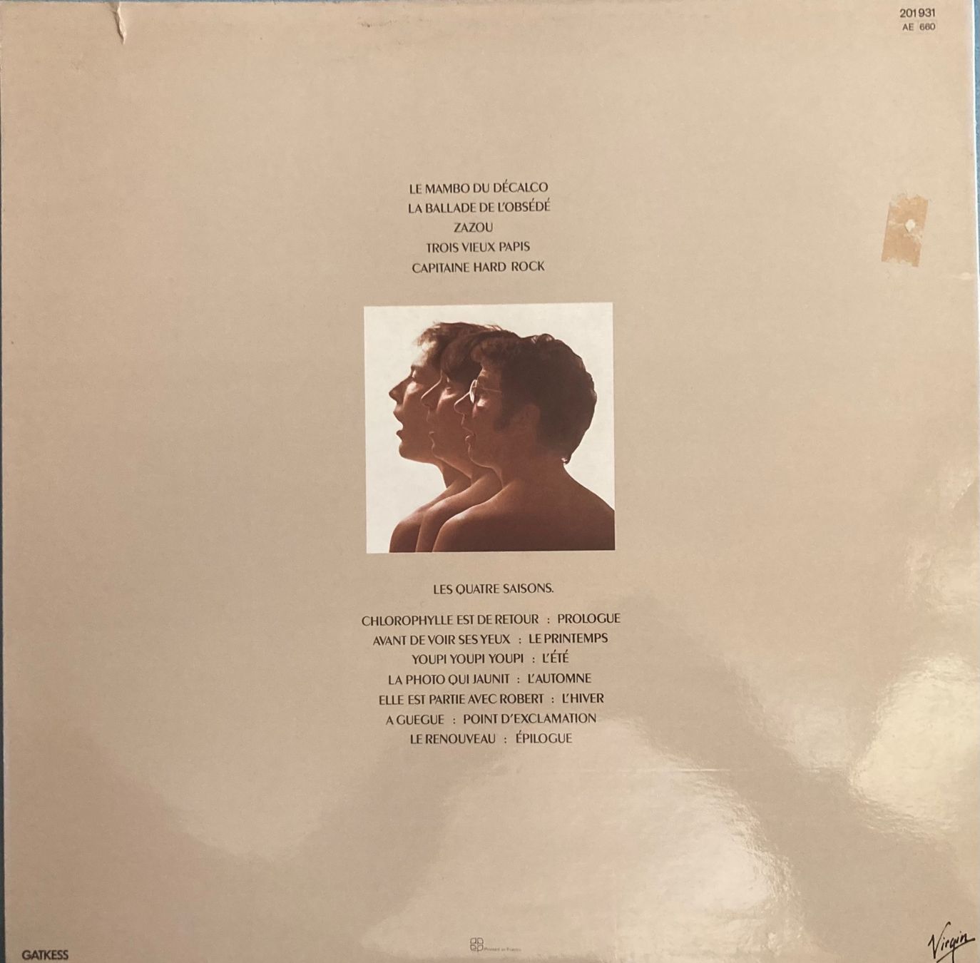 Schallplatten: RICHARD GOTAINER - CHANTS ZAZOUS – Gebraucht aus Poliez-Pittet von Newtown-Records 1