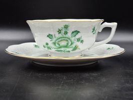 Herend Nanking Bouqet Tea Coffee Сup &Saucer Ungarn 1960er