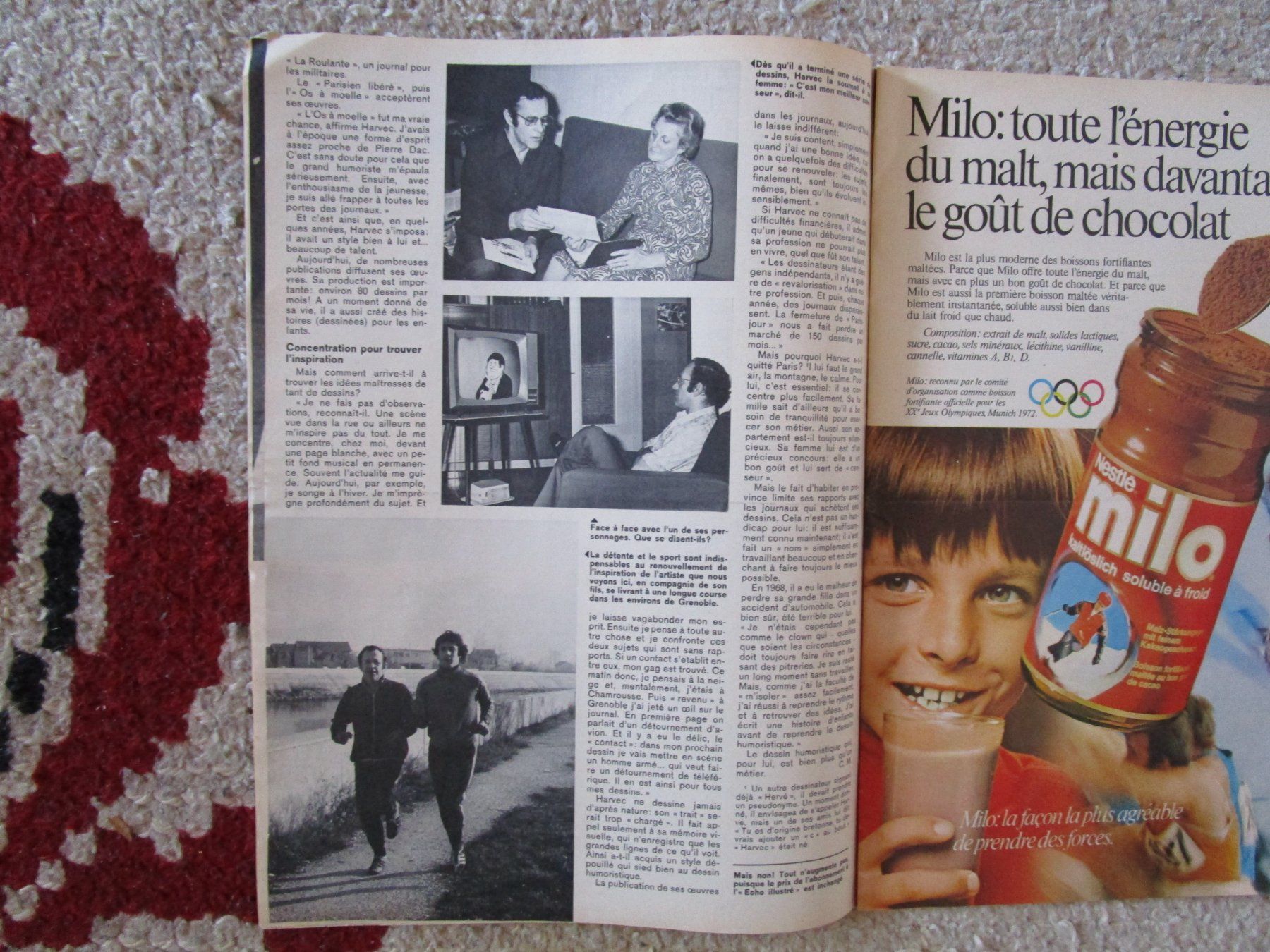 Riviste & Magazine: Harvec nous dévoile le mécanisme de son humour – Usato da Matran venduto da madren 1
