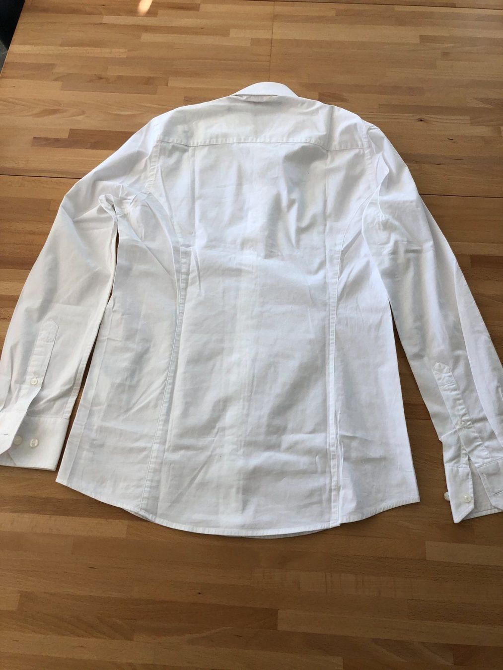 Camicie, T-shirt & Polo: Knaben-Hemd Gr. 37/38, weiss, langarm – Usato da Schöftland venduto da casalti 1