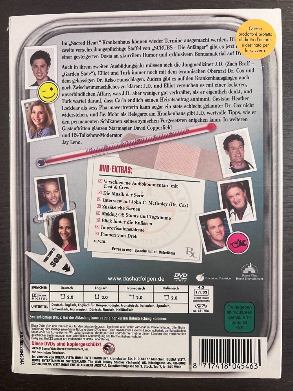 Alle DVDs: Scrubs - Die Anfänger Staffel 1 – Gebraucht aus Zürich von FilmFreunde 1