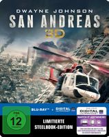Blu - ray - San Andreas - Steelbook - 3D + Blu - ray