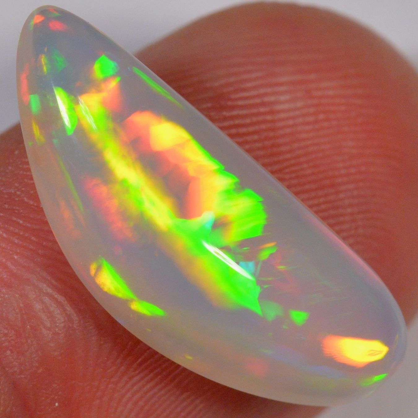 Pietre preziose: 6.1 Karat - Sehr heller Welo Opal - Neon Farben – Nuovo (secondo la descrizione) da Rüti ZH venduto da DeinOpal 2