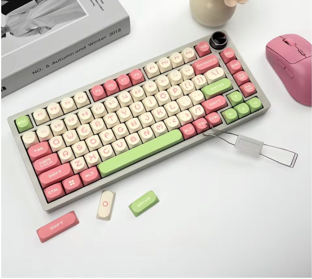 Tastiere: XVX MOOD 130 Keycaps MOA Profile PBT for Mechanical Keyboard – Nuovo e nell'imballaggio originale da Belmont-Lausanne venduto da HausPopCharm 7