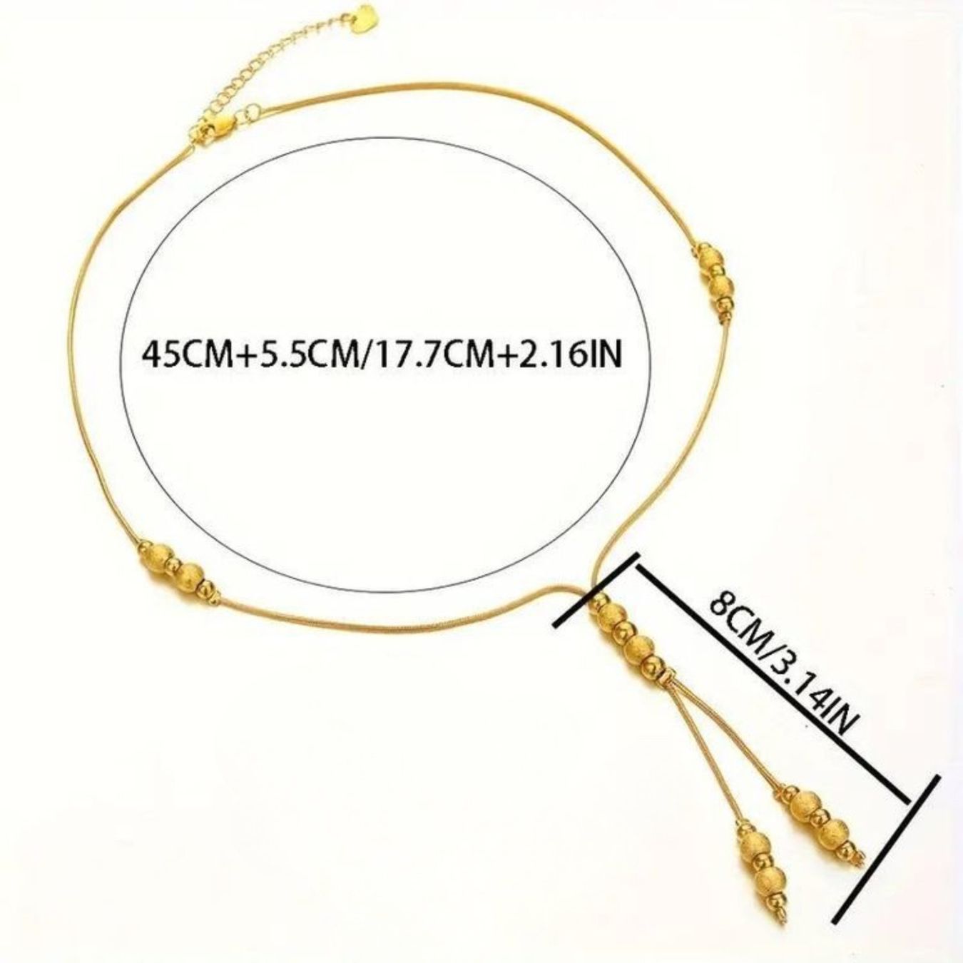 Catenine: 24k vergoldete Kette Perlenoptik – Nuovo e nell'imballaggio originale da Glattbrugg venduto da majuska01 1
