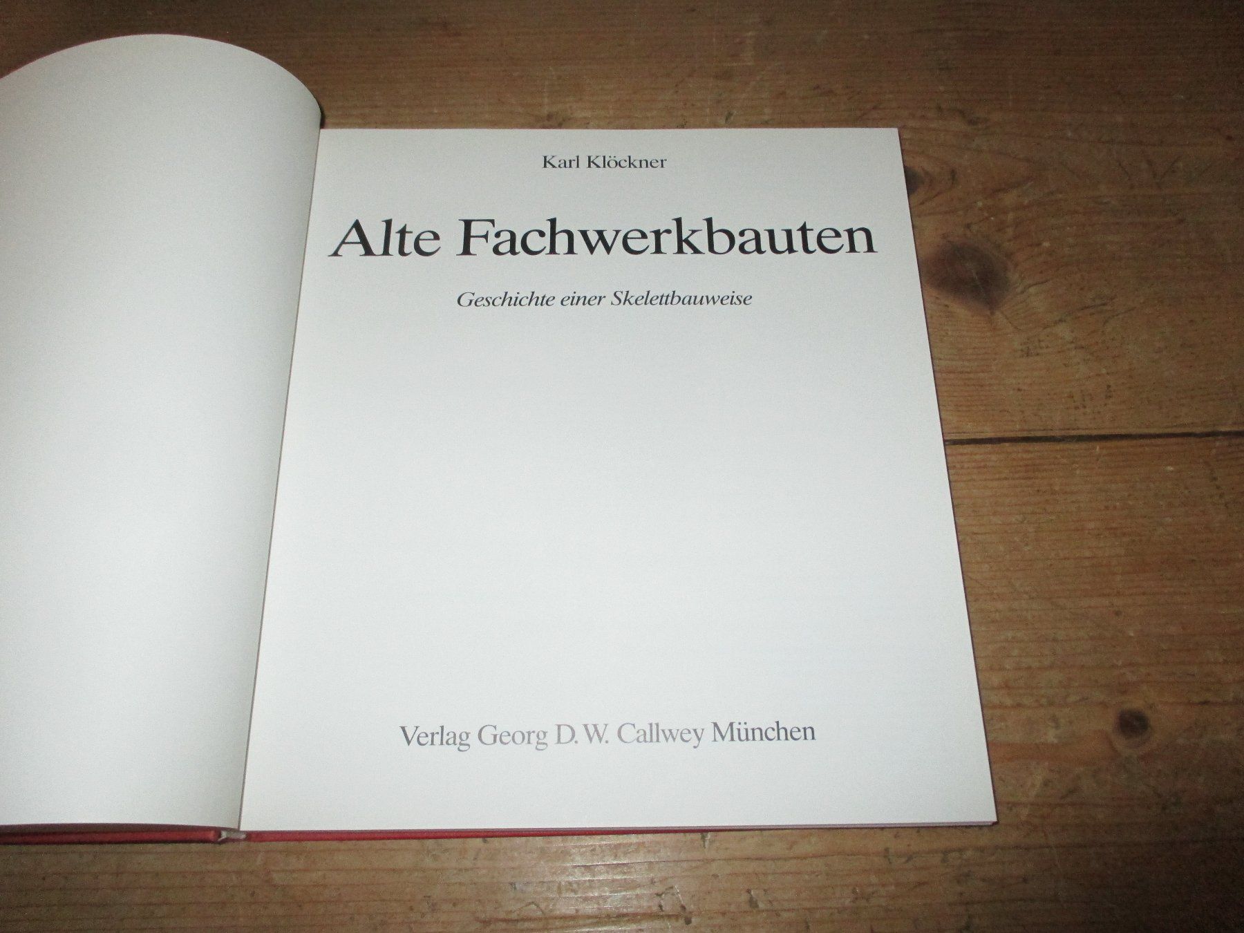 Livres: Alte Fachwerkbauten – D'occasion à Flims - Dorf par Stagediver 1