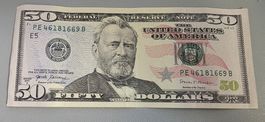 50 US Dollar - Grant - Serie E5 2017