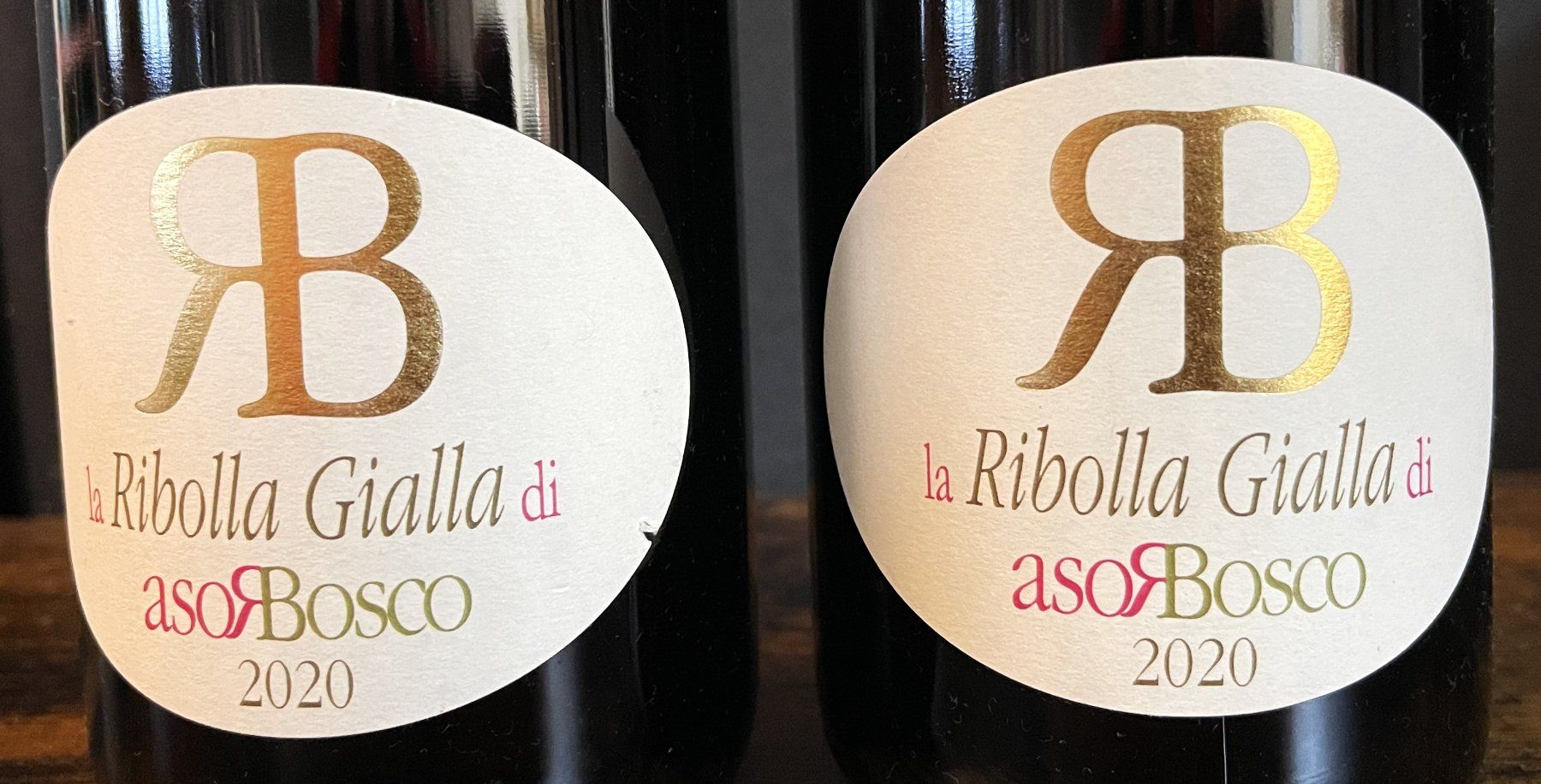 Wein: 2 x Rosa Bosco - Ribolla Gialla - 2020 – Neu und originalverpackt aus Oftringen von Vucki 1