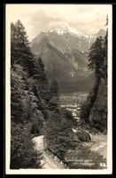 AK Ragaz, Taminaschlucht mit Falkniss