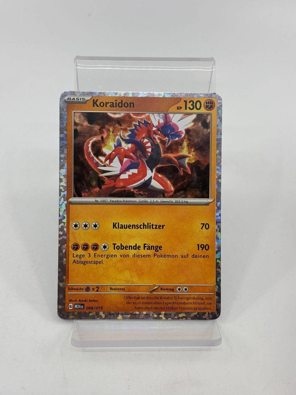 Pokémon Carte collezionabili: Pokemon Koraidon 008/015 – Usato da Herisau venduto da Pokemon2026