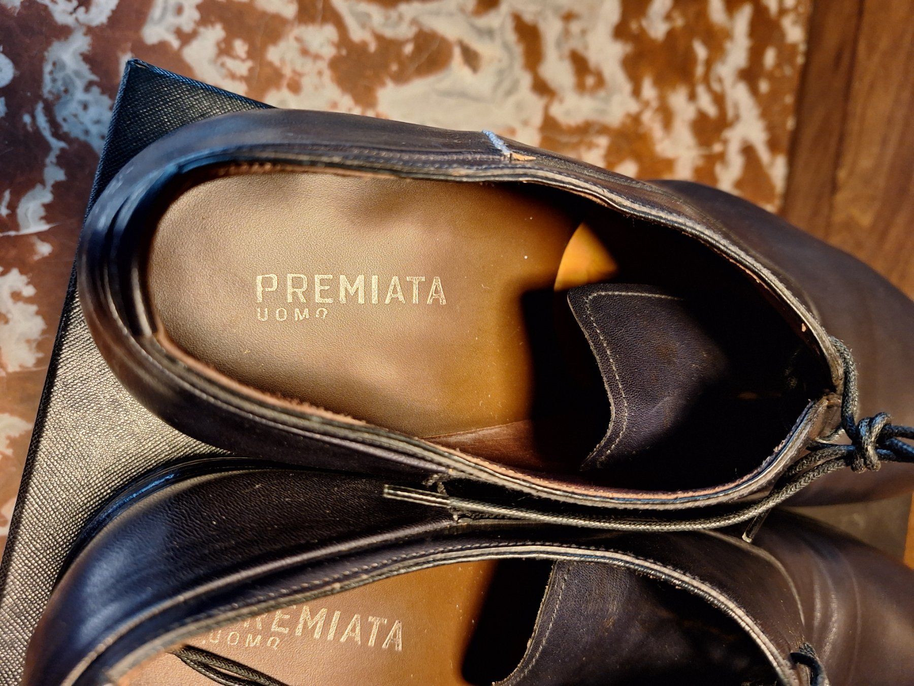 Scarpe da uomo: Premiata Derbies Dark Blue Night 9 UK – Nuovo e nell'imballaggio originale da Basel venduto da OnutWOODLAND 3