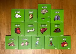 Medizin/Arztpraxis Cartoonbücher -  Bände 1-13
