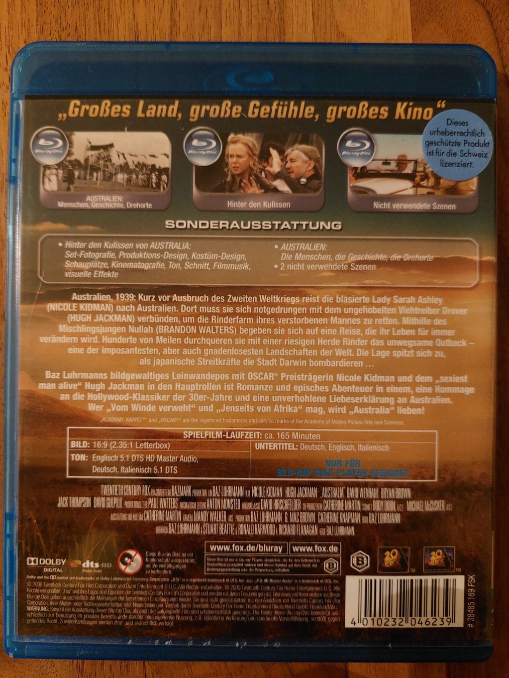 Alle DVDs: Blu Ray - Australia – Gebraucht aus Rheinfelden von FilmAuktion 1