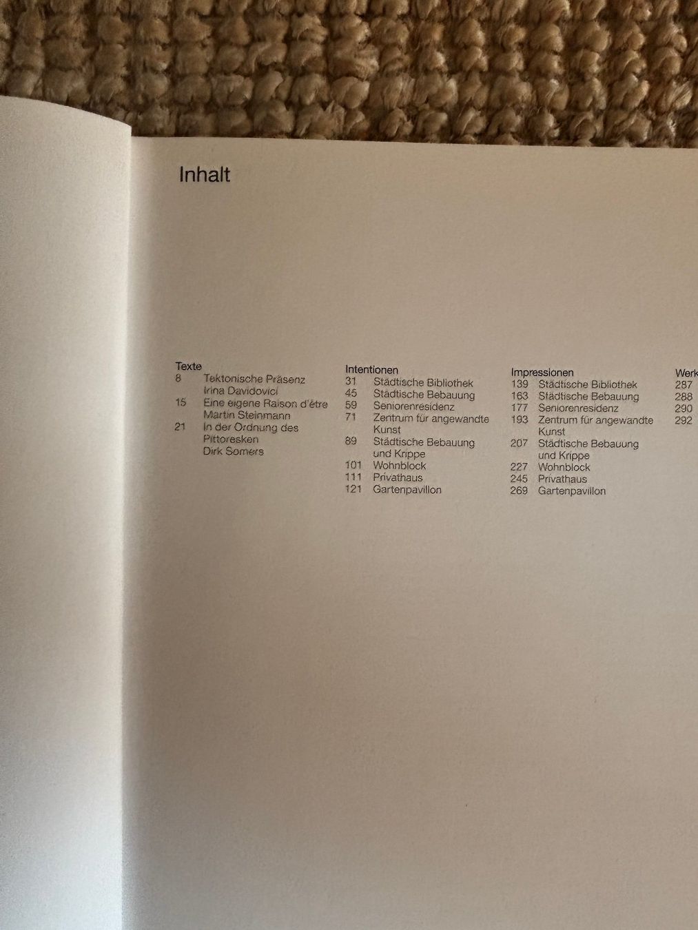 Libri: Sergison Bates architects - bauten / Architektur Buch – Usato da Zürich venduto da M_A_S_T 1