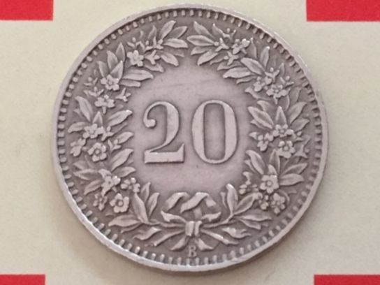 Tutti le monete: 20 Rappen 1943 ss-vz – Usato da Elsau venduto da herbybay 1