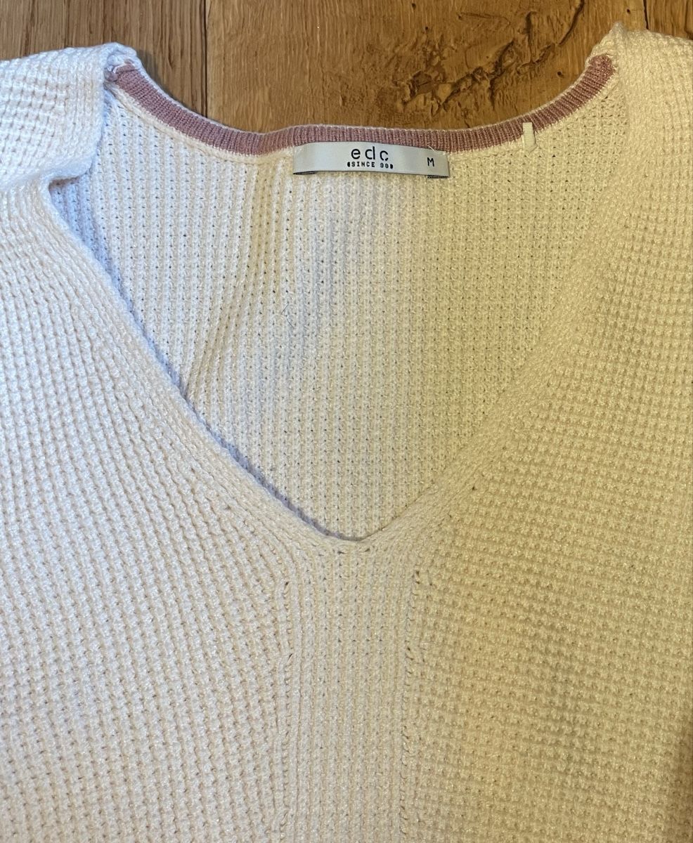 Esprit Top: Pull en mailles côtelées de Esprit – Nuovo (secondo la descrizione) da Vufflens-la-Ville venduto da chl_vmt6 4