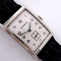 1940er Vintage Eterna Rectangular mechanisch