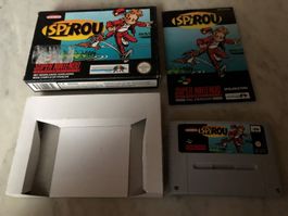 SPIROU SPIEL FÜR SUPERNINTENDO IN ORIGINALSCHACHTEL