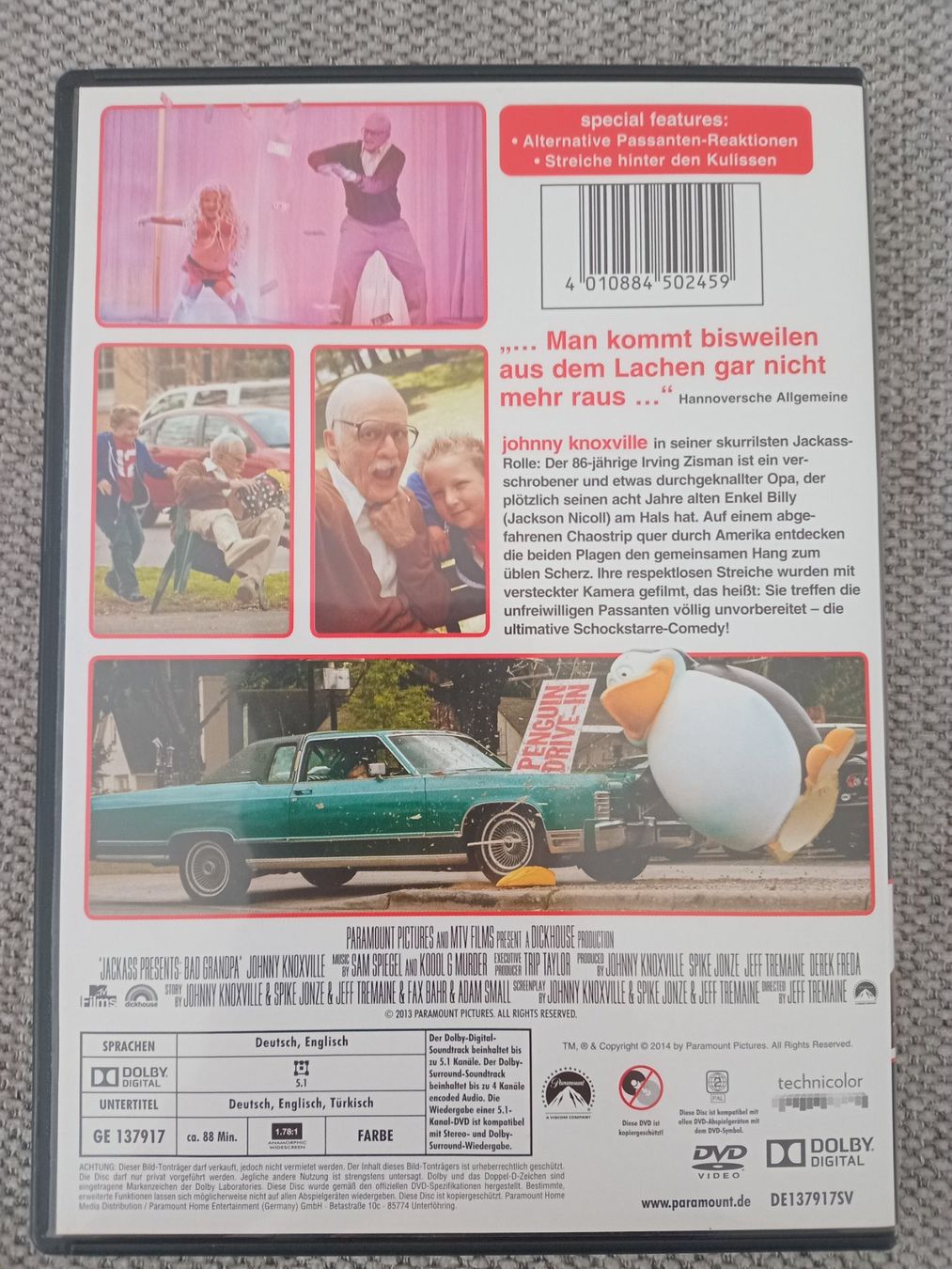 Tutti i DVDs: BAD GRANDPA – Usato da Zollikofen venduto da jde_72zf 1