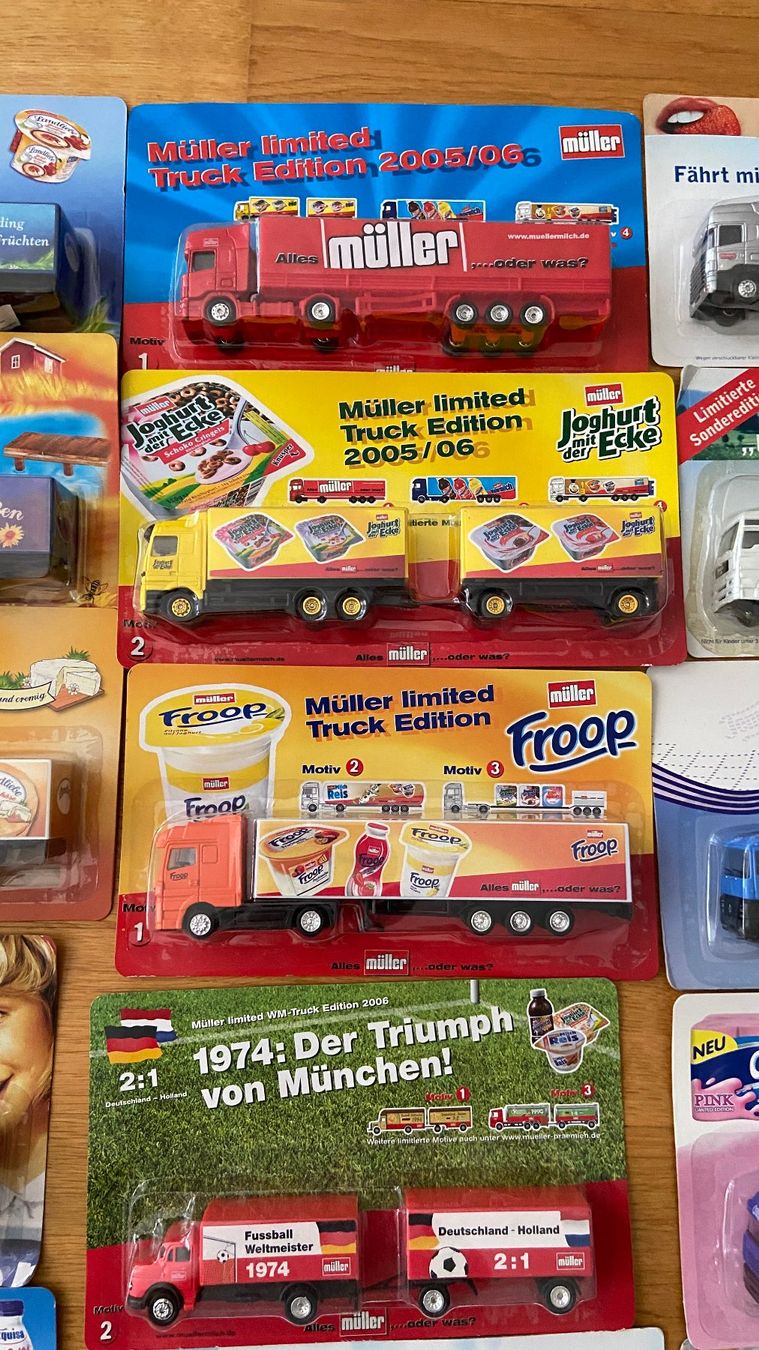 Modellini d'auto: verschiedene Werbetrucks teilweise Limitierte Edition – Nuovo e nell'imballaggio originale da Wattwil venduto da Toms3n 4