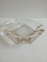 Aschenbecher aus Glas Schwer Vintage