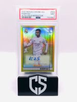 2020 Topps Merlin Chrome UCL Gold Rodrygo Auto 11/50 PSA 9