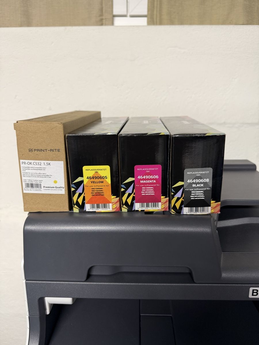 Oki Stampanti: OKI MC573 LED-Farb-Multifunktionsdrucker inkl. Ersatztoner – Usato da Spreitenbach venduto da dan_xz6t 4
