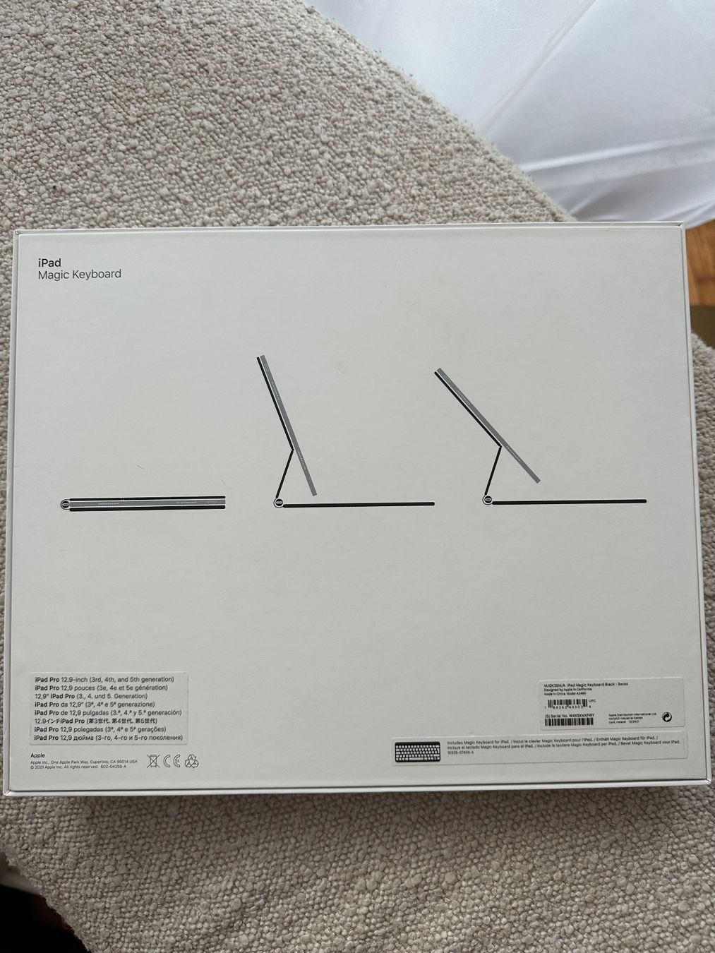 Apple Tastaturen: iPad Magic Keyboard for 12.9-inch iPad Pro, neuwertig – Gebraucht aus Basel von roe_jb8f 1