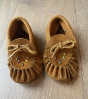 Süsse Leder Mokassins mit Perlen