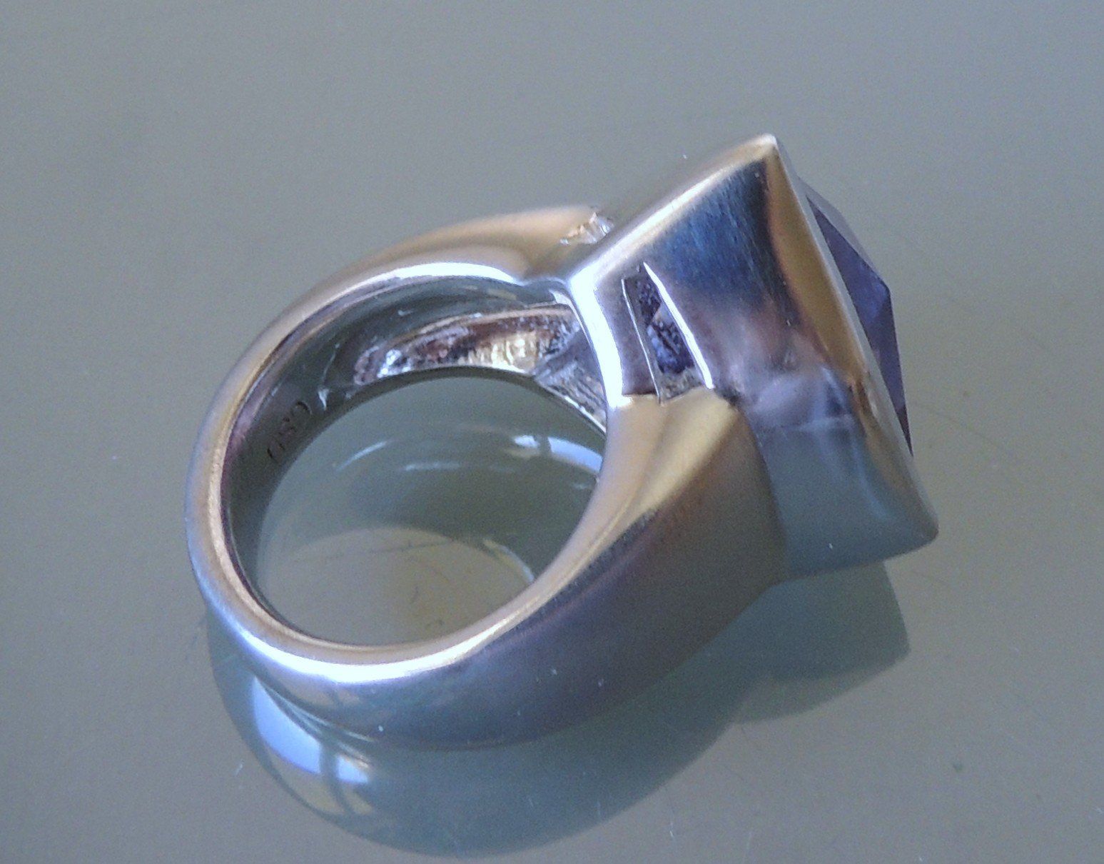 Ringe: Amethyst Silber 925 Statement Fingerring Gr. 56 – Gebraucht aus Waldenburg von schaller707 7
