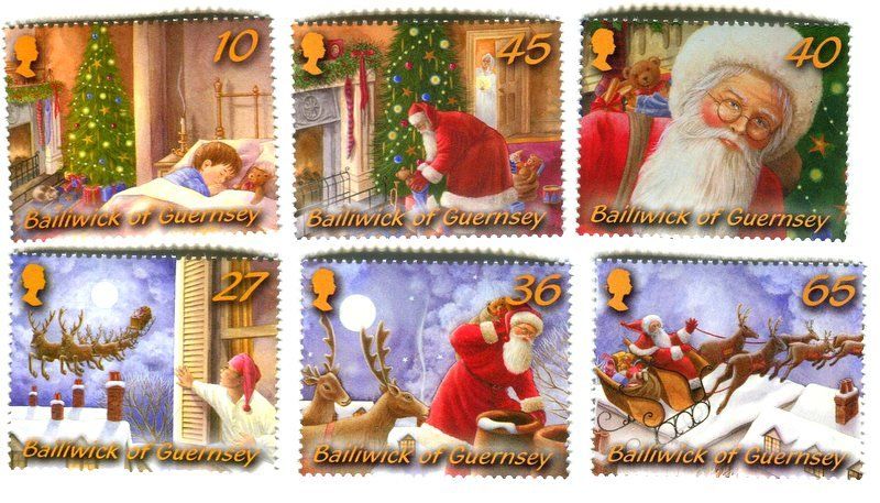 Alle Briefmarken: Briefmarken "Weihnachtsmann". Guernsey – Neu und originalverpackt aus Basel von Butsch5