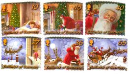 Briefmarken "Weihnachtsmann". Guernsey