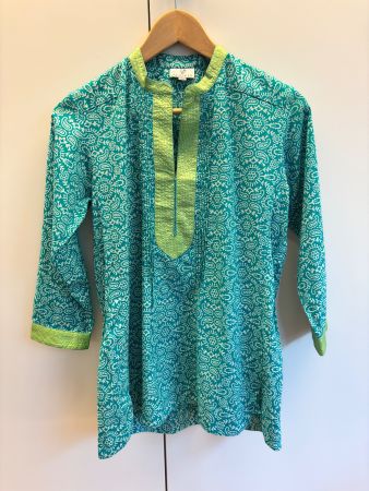 Anokhi Bluse - Gr. XS/S - Baumwolle / Seide