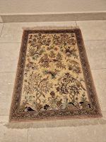 Orientalischer Wandteppich mit Vögel/Blumen-Sujet (80×56cm)