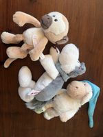 Stofftiere 3er Set Affe Schaf gebraucht